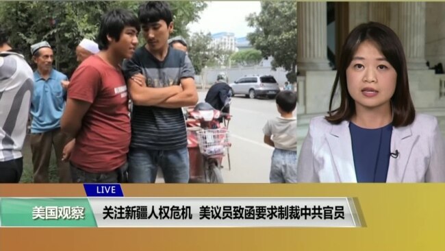 VOA连线(李逸华)：关注新疆人权危机，美议员致函要求制裁中共官员