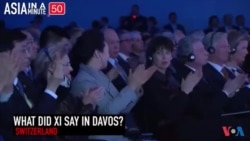 What did President Xi say at Davos?