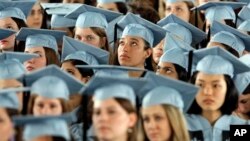 지난 2012년 5월 미국 버나드 대학의 졸업식. (자료사진)