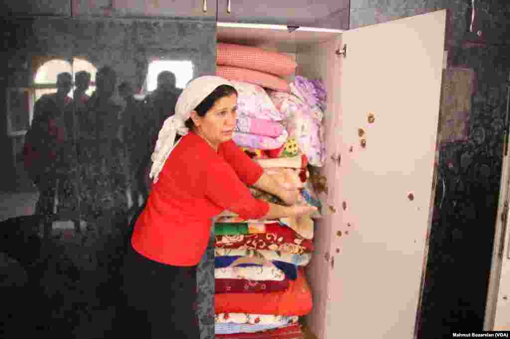 The town of Cizre in southteastern Turkey after weeklong curfew lifted