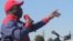 Prime Minister Morgan Tsvangirai addressing supporters recently in Chegutu, Mashonaland West. (VOA)