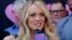 Stormy Daniels speaks during a ceremony for her in West Hollywood, California, May 23, 2018. Daniels received a Key to the City.