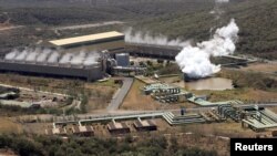 FILE: A general view shows a cross-section of the Olkaria IV Geothermal power plant near the Rift Valley town of Naivasha, Kenya, Feb. 15, 2018. 