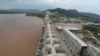FILE - Ethiopia's Grand Renaissance Dam is seen as it undergoes construction work on the river Nile in Guba Woreda, Benishangul Gumuz Region, Ethiopia, Sept. 26, 2019. 
