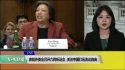 VOA连线(李逸华)：参院外委会召开六四听证会 关注中国打压言论自由