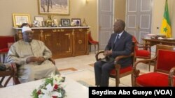 Le président Macky Sall et le Premier ministre Dionne, à Dakar, le 8 avril 2019. (VOA/Seydina Aba Gueye)