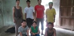 Myanmar nationals who were rescued by Thai military in Sungai Kolok, near the border with Malaysia on May 13, 2020, after the group had been abandoned by a labor agent. (Courtesy photo)