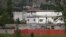 Al-Qaida chief's compound in Abbottabad, Pakistan, shortly after the US raid that killed him, May 2, 2011.
