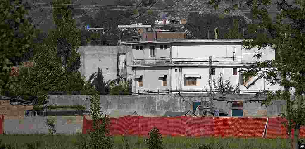 Osama bin Laden&#39;s compound in Abbottabad, Pakistan shortly after the raid that killed the al-Qaida leader.&nbsp;