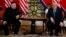 FILE - President Donald Trump meets North Korean leader Kim Jong Un in Hanoi., Feb. 28, 2019. 