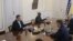 Gabriel Escobar, Deputy Assistant Secretary of State meeting Zeljko Komsic, member of Presidency Bosnia and Herzegovina. 8. November 2021