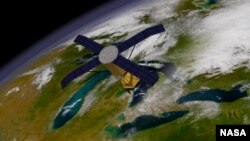 Scientists are using orbiting satellites to detect conditions that lead to disease outbreaks. (NASA/Goddard Space Flight Center)