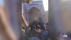 ورود معترضان به حوزه علمیه گناباد - چهارشنبه ۱۷ دی