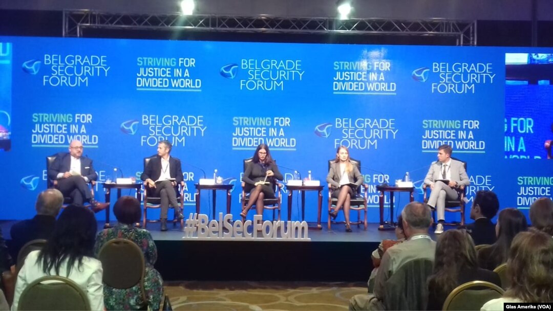 Beogradski bezbednosni forum, panel diskusija "Beograd i Priština - sveobuhvatna normalizacija", Foto: VOA 