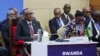 Rwandan President Paul Kagame attends a joint summit of the Southern African Development Community and the East African Community to discuss the conflict in eastern DRC, in Dar es Salaam, Tanzania, on Feb. 8, 2025.