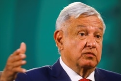 El presidente de México, Andrés Manuel López Obrador, en conferencia de prensa en Ciudad de México, el miércoles 24 de marzo de 2021.