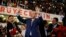 Turkey's President Recep Tayyip Erdogan waves to supporters as he arrives for a congress of the ruling Justice and Development Party (AKP) in Ankara, Turkey, May 21, 2017.
