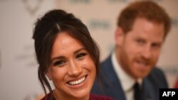 Pangeran Harry dan Meghan (Duke and Duchess of Sussex), 25 Oktober 2019. (Foto: dok).