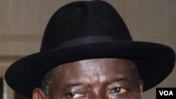 Pejabat Presiden Goodluck Jonathan di Abuja.