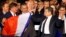 FILE - Nicolas Sarkozy, candidate for the French center-right presidential primary, attends a c.ampaign rally in Nimes, southern France, Nov. 18, 2016