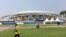Vue du stade de l'Amitié de Libreville, Gabon, 14 janvier 2016. (VOA/Timothée Donangmaye)