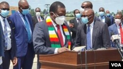 President Emmerson Mnangagwa.