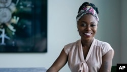 After hitting the streets to protest racial injustices, Sharon Chuter, the founder of Uoma Beauty in Los Angeles, says she is disillusioned by the number of corporate brands posting ‘glossy’ messages spouting support for black lives, June 10, 2020.