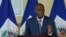 Le président haïtien Jovenel Moïse accueille les nouveaux membres du conseil électoral, 22 septembre 2020. (Yves Manuel/VOA Créole) 