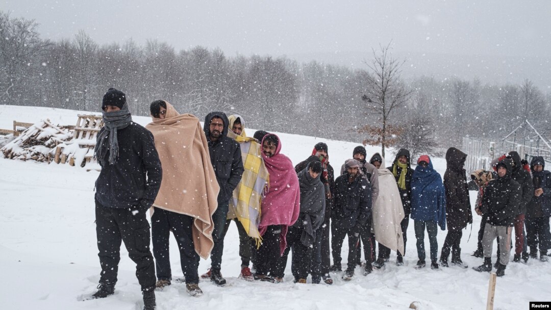 Migrants in Bihać, Bosnia and Herzegovina