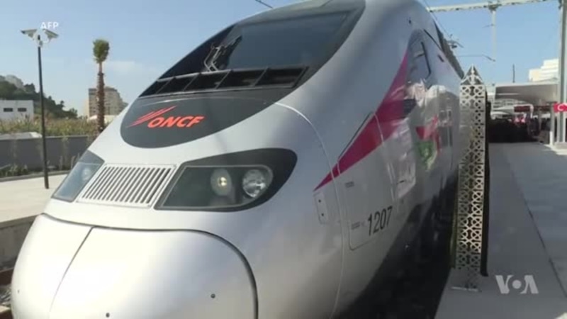 Inauguration d'un train à grande vitesse au Maroc (vidéo)