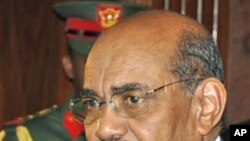 Sudanese President Omar al-Bashir talks before the final declaration of the result of the referendum at the Republican Palace in Khartoum, February 7, 2011 (file photo)