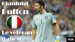 Gianluigi Buffon, 38 ans. Il a vécu la victoire italienne à la Coupe du Monde 2006, mais aussi le Mondial 1998 en France