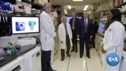 Trump Tours NIH Vaccine Research Center
