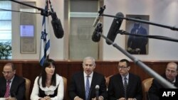 Биньямин Нетаньяху на заседании кабинета министров 1 мая 2011