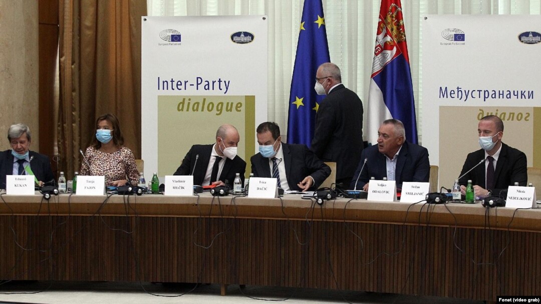 Razgovori vlasti i opozicije uz poslanike EP u Palati Srbija u Beogradu