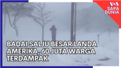 Sapa Dunia: Badai Salju Besar Landa Amerika, 60 Juta Warga Terdampak 