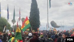 El pueblo boliviano se volcó este domingo 10 de noviembre de 2019 a las calles de Bolivia tras la noticia de la renuncia del presidente Evo Morales.