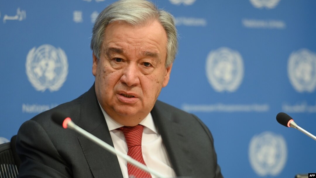 Sekjen PBB Antonio Guterres 