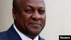 Shugaban Ghana John Dramani Mahama. (File Photo)