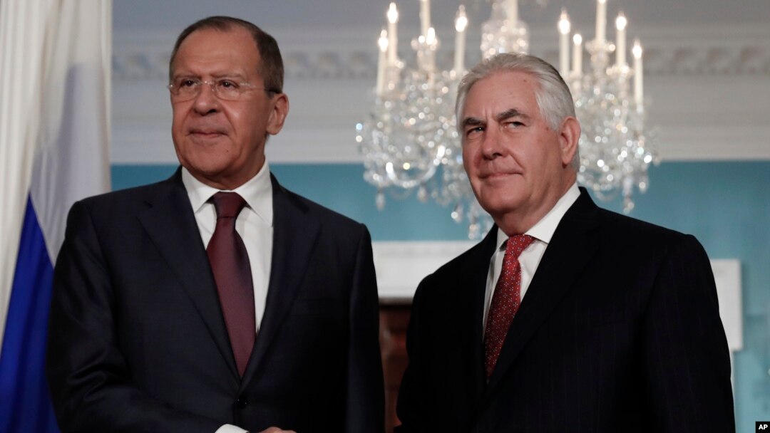 Ministar inostranih poslova Rusije, Sergej Lavrov i američki državni sekretar, Reks Tilerson 
