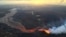 FILE - Sunrise is seen over the Kilauea volcano lower East Rift Zone in Hawaii in this July 17, 2018 photo provided by the U.S. Geological Survey.