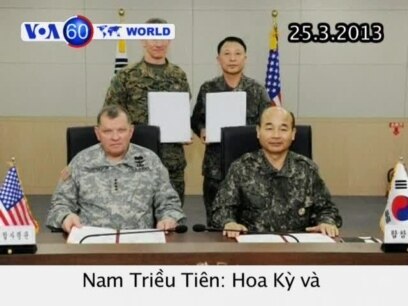 Ký thỏa thuận Mỹ bảo vệ Nam Triều Tiên (VOA60)