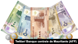 La Banque centrale de Mauritanie présente le nouveau ougiya, nouvelle monnaie du pays, 21 décembre 2017. (Twitter/ Banque centrale de Mauritanie)