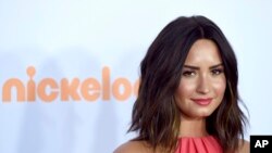 Demi Lovato saat menghadiri Kids' Choice Awards di Galen Center di Los Angeles bulan Maret 2017. (Foto:Dok)