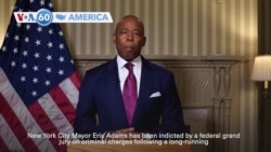 VOA60 America - NYC Mayor Eric Adams charged with taking bribes, illegal campaign funds from foreign sources