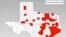 德州雅利安兄弟幫派分佈圖