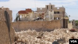 Eneo lililoshambuliwa kwa mabomu Mogadishu, Somalia Jumatatu.