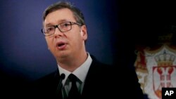 Presiden Serbia, Aleksandar Vucic menentang pembentukan militer di Kosovo, bekas provinsi Serbia. 