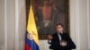 El presidente de Colombia, Gustavo Petro, habla en el día 100 de su administración en la oficina presidencial del Palacio de Nariño en Bogotá,el 15 de noviembre de 2022.