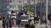 資料照片：加沙走廊的巴勒斯坦人正在逃離南部的拉法城。 （2024年5月12日）